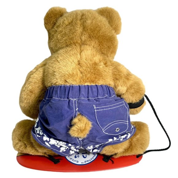 Surf Club Teddy Bear Build-A-Bear Brown Swim Shorts Stuffed Animal Plush PA-9859 - Picture 3 of 12